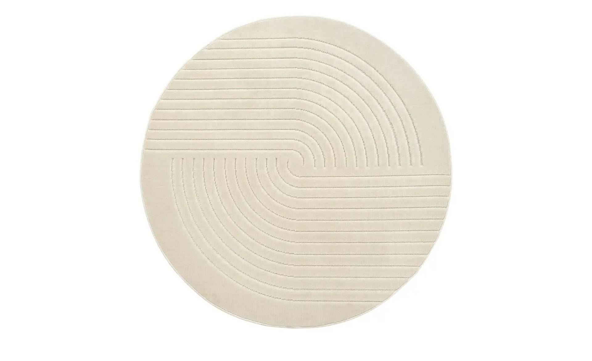 Webteppich  La Palma ¦ beige ¦ Synthetische Fasern Ø: 120 Teppiche > Wohnteppiche - Höffner