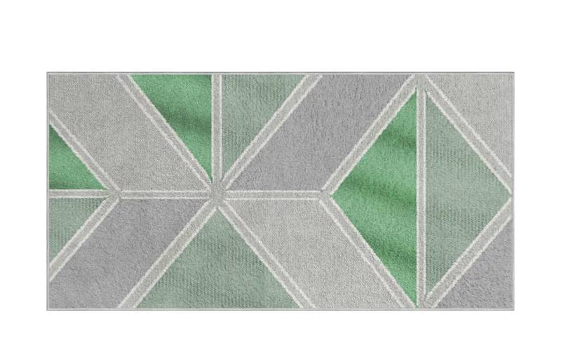 Webteppich  Mikah ¦ grün ¦ Synthetische Fasern ¦ Maße (cm): B: 80 Teppiche > Wohnteppiche - Höffner