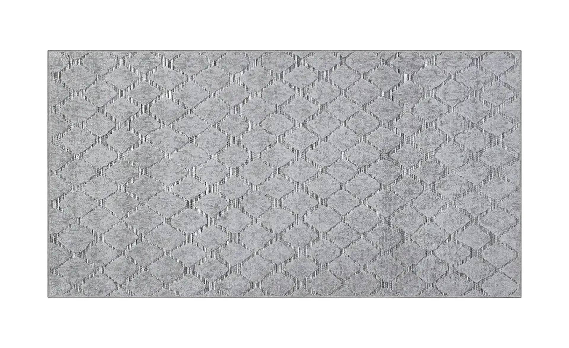 Webteppich  Soho ¦ grau ¦ Synthetische Fasern ¦ Maße (cm): B: 80 Teppiche > Wohnteppiche - Höffner