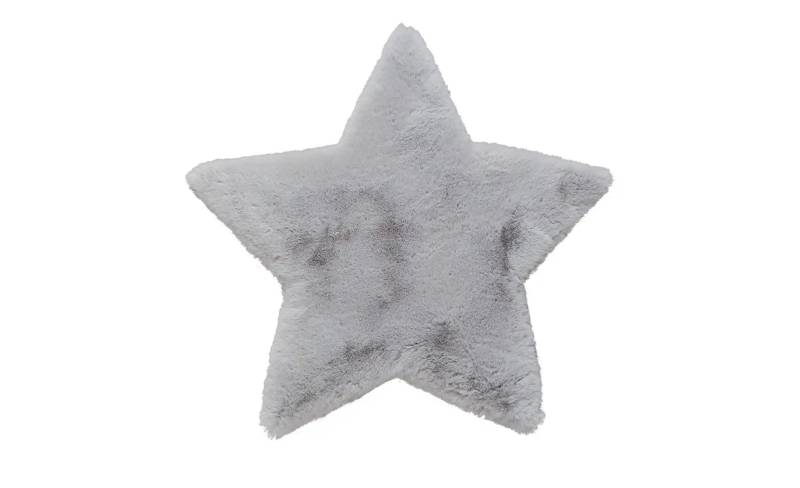 Kinderteppich  Stern ¦ grau ¦ Synthetische Fasern ¦ Maße (cm): B: 60 H: 2,5 Geschenkideen > Kuschelige Geschenke - Höffner