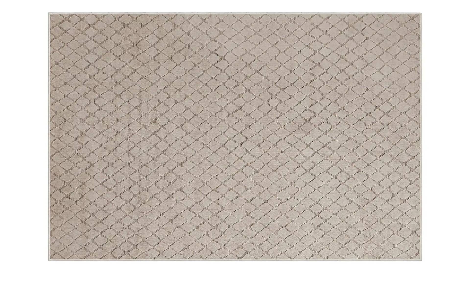 Webteppich   ¦ beige ¦ Synthetische Fasern ¦ Maße (cm): B: 200 Teppiche > Wohnteppiche - Möbel Kraft