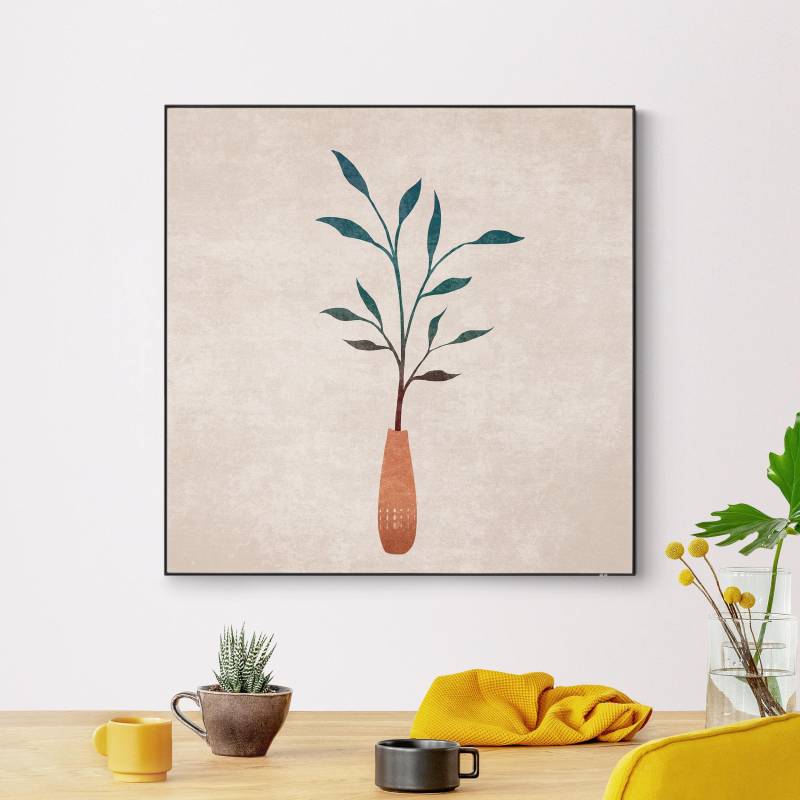 Wechselbild Boho Blätter in Vase I