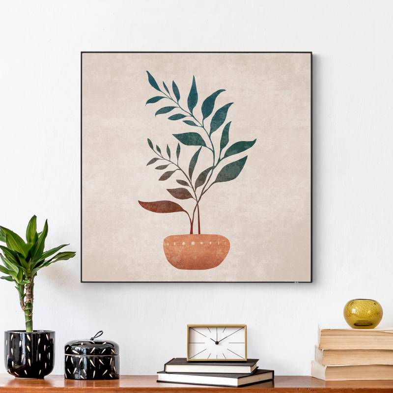 Wechselbild Boho Blätter in Vase II