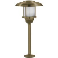 Wegeleuchte Messing Glas E27 IP64 60 cm hoch Maritim von Andromeda