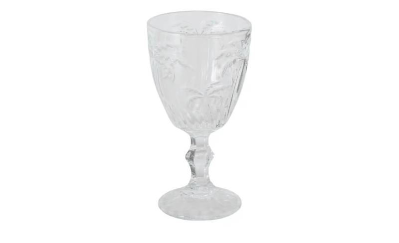 Weinglas Palmen   ¦ transparent/klar ¦ Glas ¦ Maße (cm): H: 17  Ø: 9.0 Gläser & Karaffen - Möbel Kraft