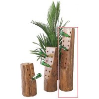Weinständer LEON 140 cm hoch Teak Holz Natur Hellbraun