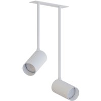Weißer Deckenspot 2-flammig Unterputz GU10 B: 17 cm Metall Weißer Deckenspot 2-flammig Unterputz GU10 B: 17 cm Metall von Nowodvorski