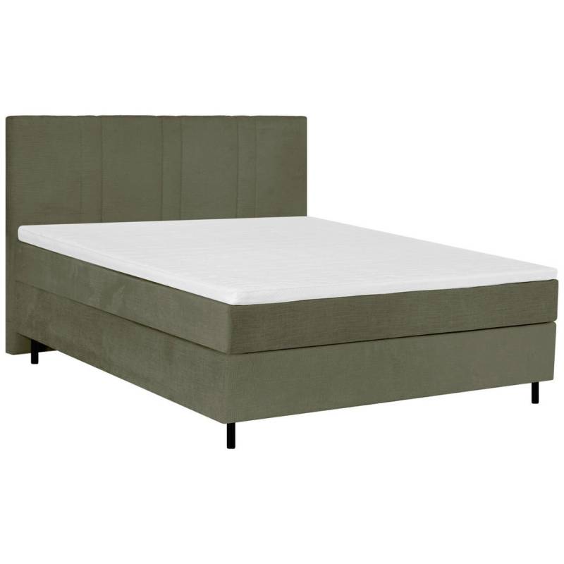 Welnova BOXSPRINGBETT Dunkelgrün