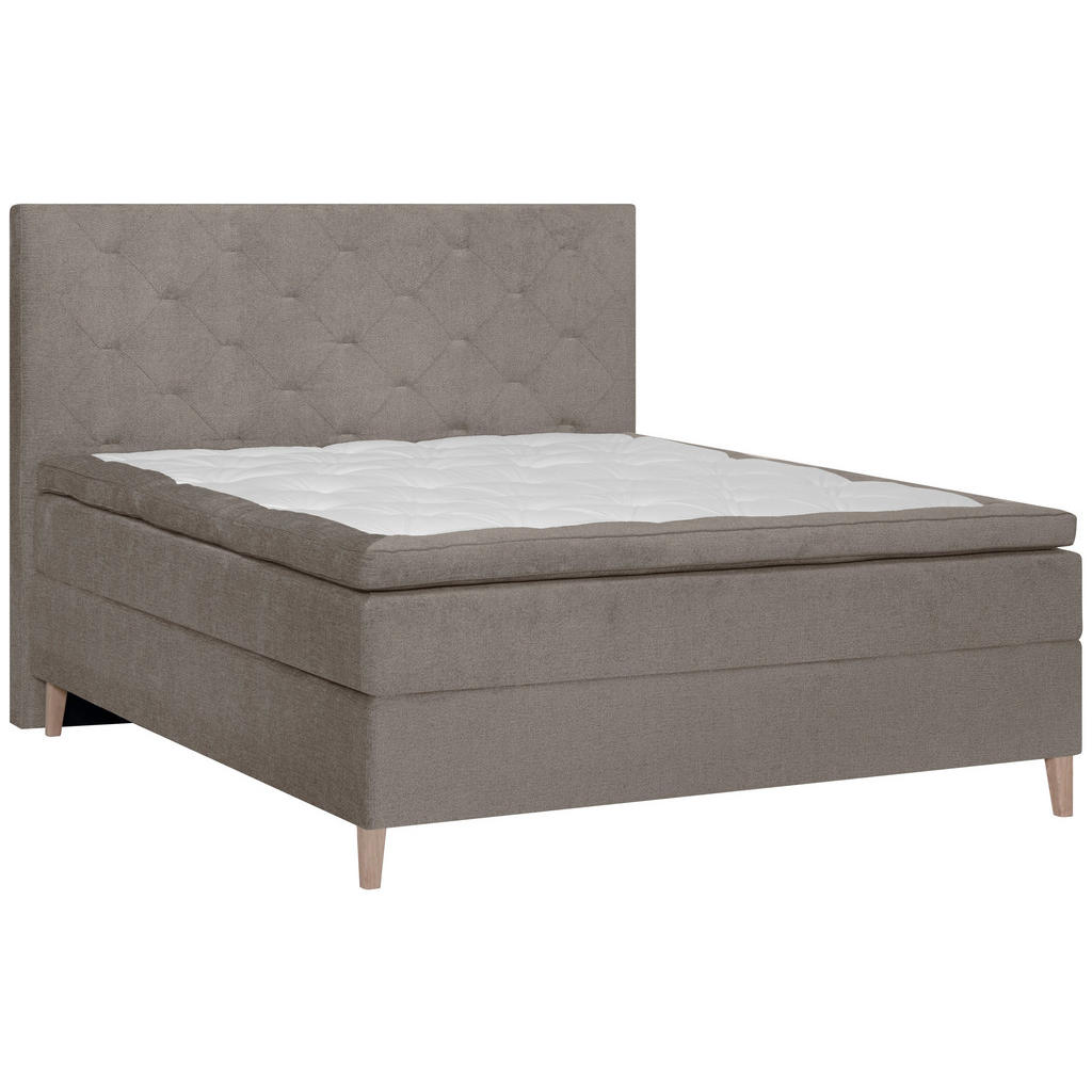Welnova BOXSPRINGBETT Graubraun Welnova BOXSPRINGBETT Graubraun