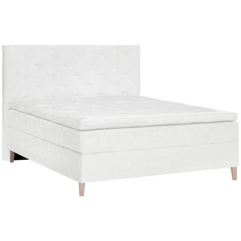 Welnova BOXSPRINGBETT Weiß