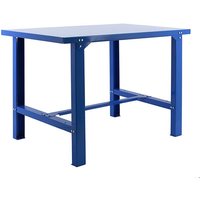 Proregal Werkbank buffalo metal HxBxT 83x150x73cm Traglast 600kg Blau - Blau von PROREGAL - ZERTIFIZIERTE QUALITÄTSPRODUKTE