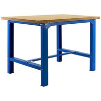 Proregal Werkbank buffalo wood HxBxT 87x120x75cm Traglast 600kg Blau - Blau von PROREGAL - ZERTIFIZIERTE QUALITÄTSPRODUKTE