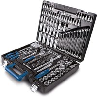 Werkzeugkoffer TB217 Scheppach - 217-tlg Werkzeug Set | Werkzeugkiste gefüllt | Steckschlüsselsatz von Scheppach