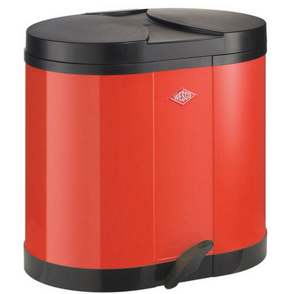 Wesco Abfallsammler Ökosammler 170, Rot, Kunststoff, 2X15 L, 45x43x36 cm, Made in Germany, Küchen, Küchenausstattung, Mülleimer Wesco Abfallsammler Ökosammler 170, Rot, Kunststoff, 2X15 L, 45x43x36 cm, Made in Germany, Küchen, Küchenausstattung, Mülleimer von Wesco
