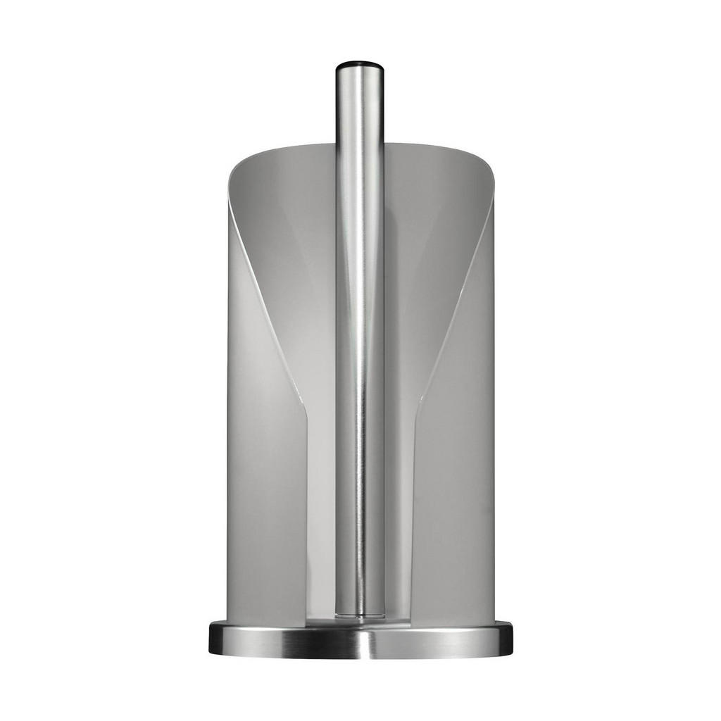Wesco Papierrollenhalter, Hellgrau, Metall, Rund, 15.5x30x15.5 cm, Küchenzubehör, Küchenrollenhalter von Wesco