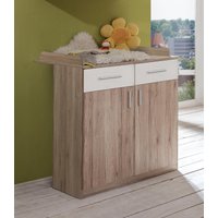 Wimex Wickelkommode "Joker", mit 2 Türen und 2 Schubladen, Wickelhöhe 93cm, umbaubar zur Kommode, 91 cm von Wimex