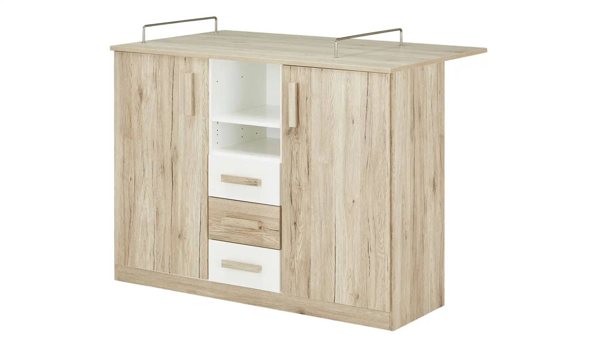 Wickelkommode   ¦ holzfarben ¦ Maße (cm): B: 122 H: 101 T: 75.0 Baby > Babymöbel > Wickelkommoden - Möbel Kraft