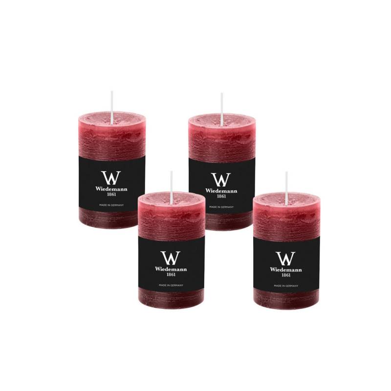 Wiedemann Kerzen STUMPENKERZE Bordeaux