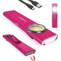 Wiederaufladbares COB-Arbeitslicht mit USB-C, 600 Lumen, Mini-EDC-Taschenlampe mit Magnetfuß und Schnallenclip, geeignet für Wartung, Camping, Wiederaufladbares COB-Arbeitslicht mit USB-C, 600 Lumen, Mini-EDC-Taschenlampe mit Magnetfuß und Schnallenclip, geeignet für Wartung, Camping,