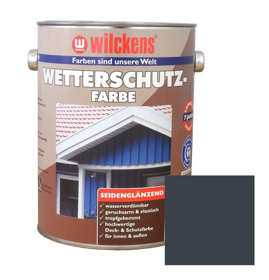 Wilckens Farben Fassadenfarbe, Wetterschutzfarbe Anthrazitgrau 2,5 L Wilckens Farben Fassadenfarbe, Wetterschutzfarbe Anthrazitgrau 2,5 L von Wilckens Farben