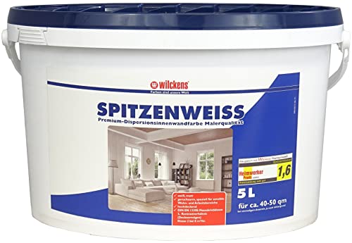 Wilckens Wandfarbe Spitzenweiss, 5L von Wilckens