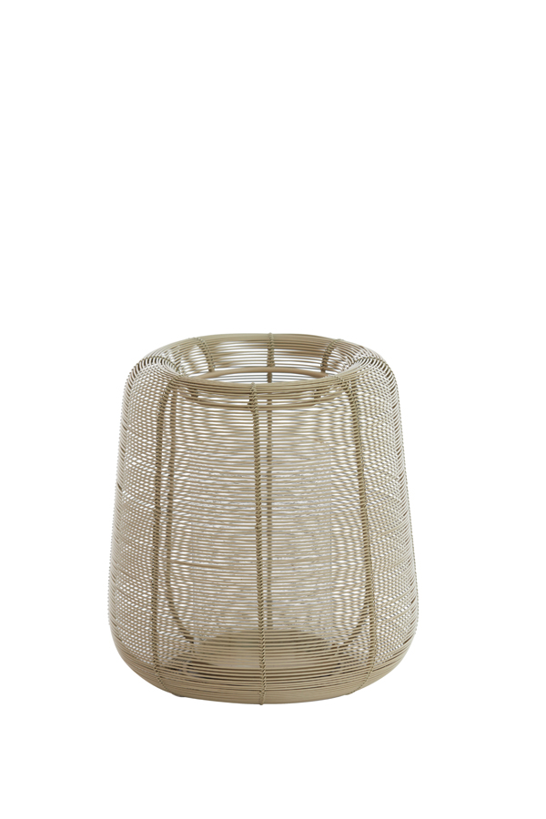 Windlicht ADETA  in matt sand
