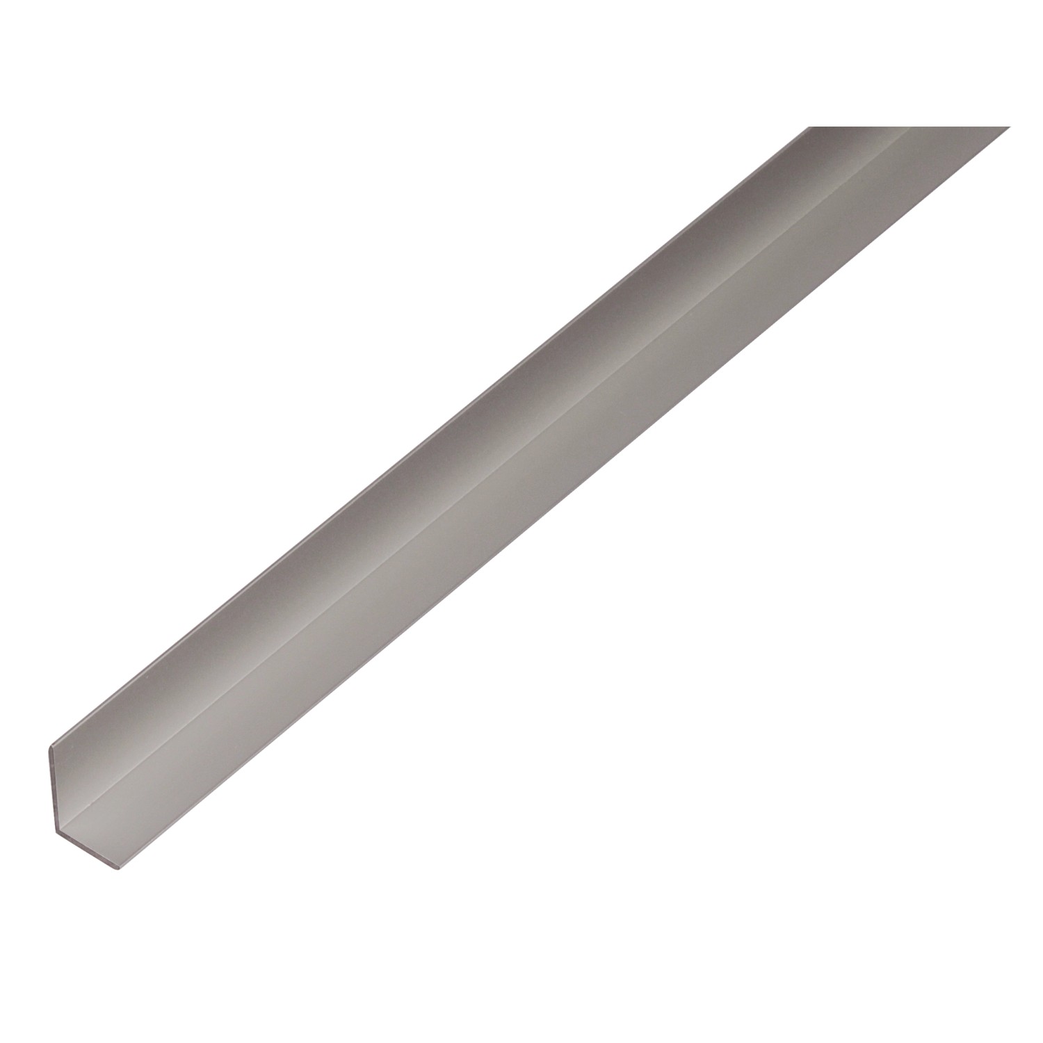 Winkelprofil ungleichschenklig Aluminium 11,5 mm x 14,5 mm x 2.000 mm Silber