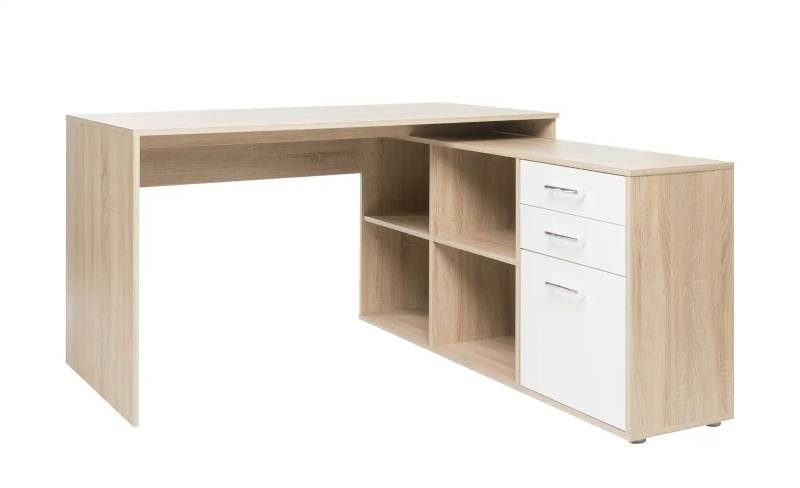 Winkelschreibtisch  Effra ¦ holzfarben ¦ Maße (cm): B: 136 H: 75 T: 138.0 Tische > Schreibtische - Höffner