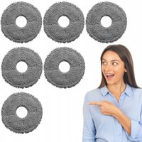 Wischbezug für Dreame L10S Ultra L20 X20 X40 X50 Xiaomi S10+ X10+ 6 Stk. Wischbezug für Dreame L10S Ultra L20 X20 X40 X50 Xiaomi S10+ X10+ 6 Stk.