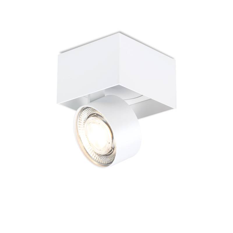 Wittenberg 4.0, wi4-ab-1e-hb Aufbaustrahler, Weiß matt, Extra-Warmweiß 2700K, Medium 24°, DALI