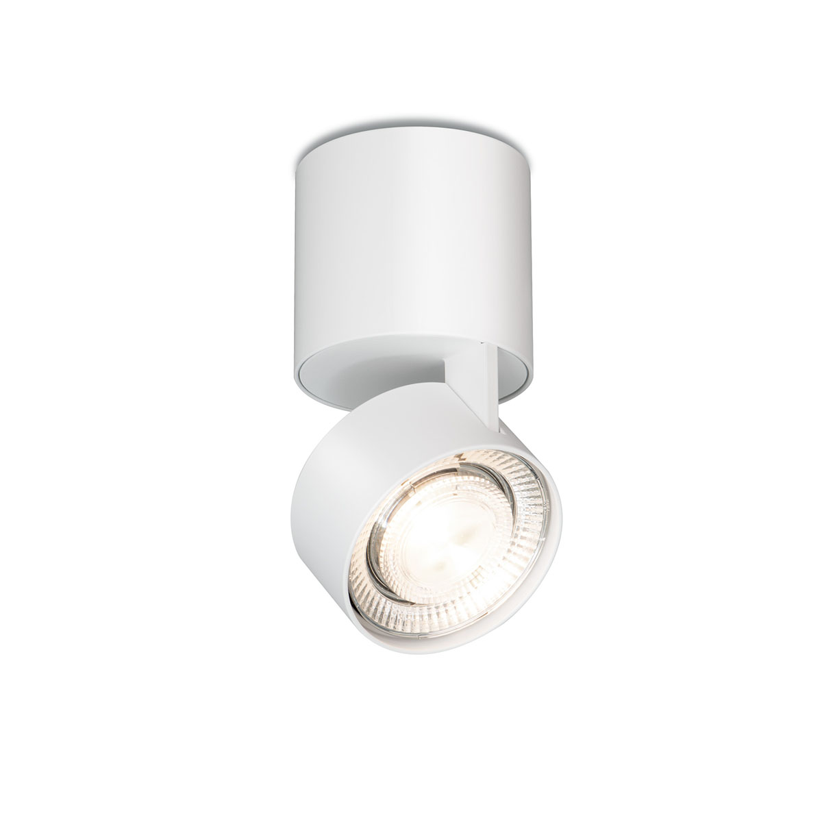 Wittenberg 4.0, wi4-ab-1r Aufbaustrahler, Weiß matt, Extra-Warmweiß 2700K, Spot 12°, Bluetooth Wittenberg 4.0, wi4-ab-1r Aufbaustrahler, Weiß matt, Extra-Warmweiß 2700K, Spot 12°, Bluetooth