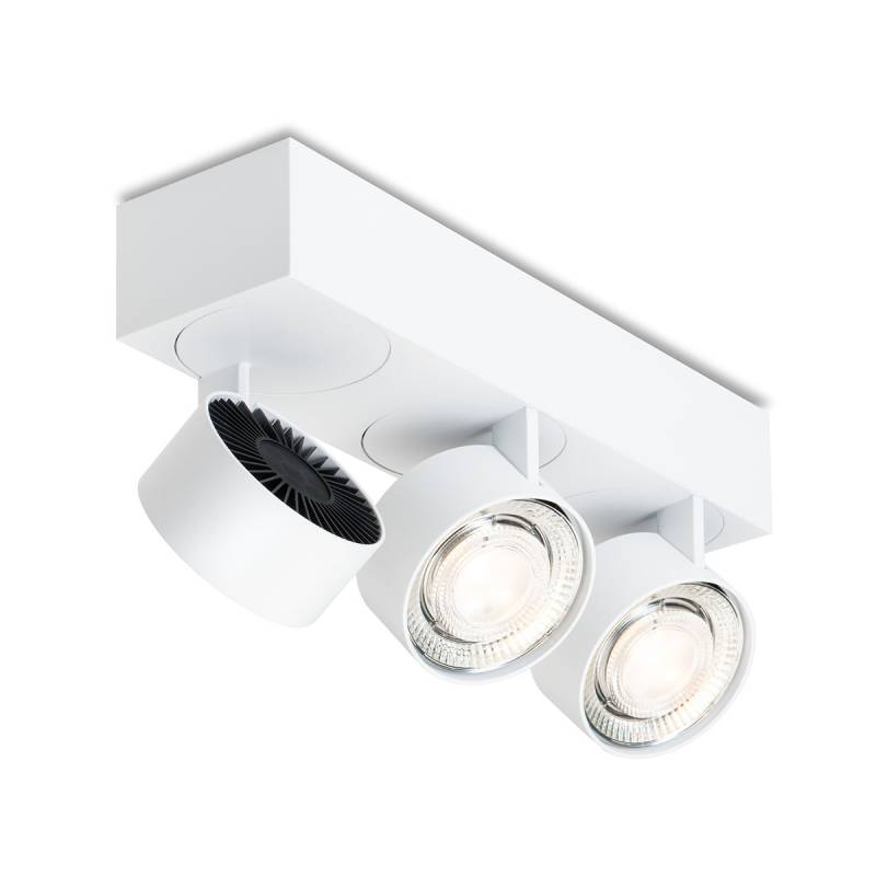 Wittenberg 4.0, wi4-ab-3e Aufbaustrahler, Weiß matt, Extra-Warmweiß 2700K, Medium 24°, Phase Cut