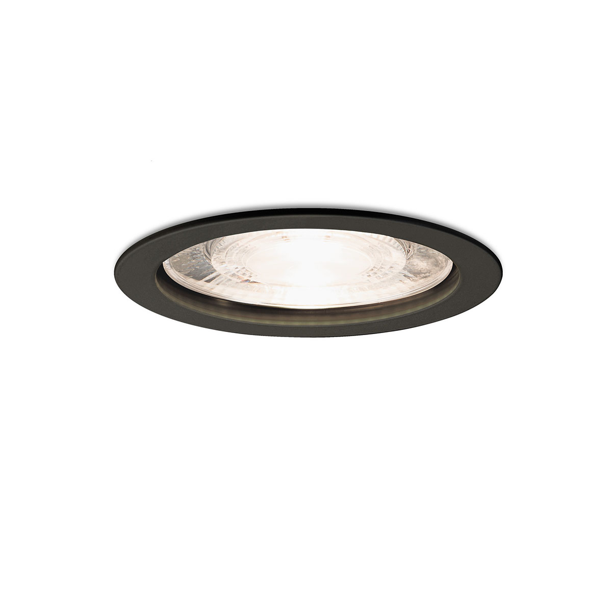 Wittenberg 4.0, wi4-eb-1r-dl Einbaustrahler, Schwarz matt, Warmweiß 3000K, Spot 12°