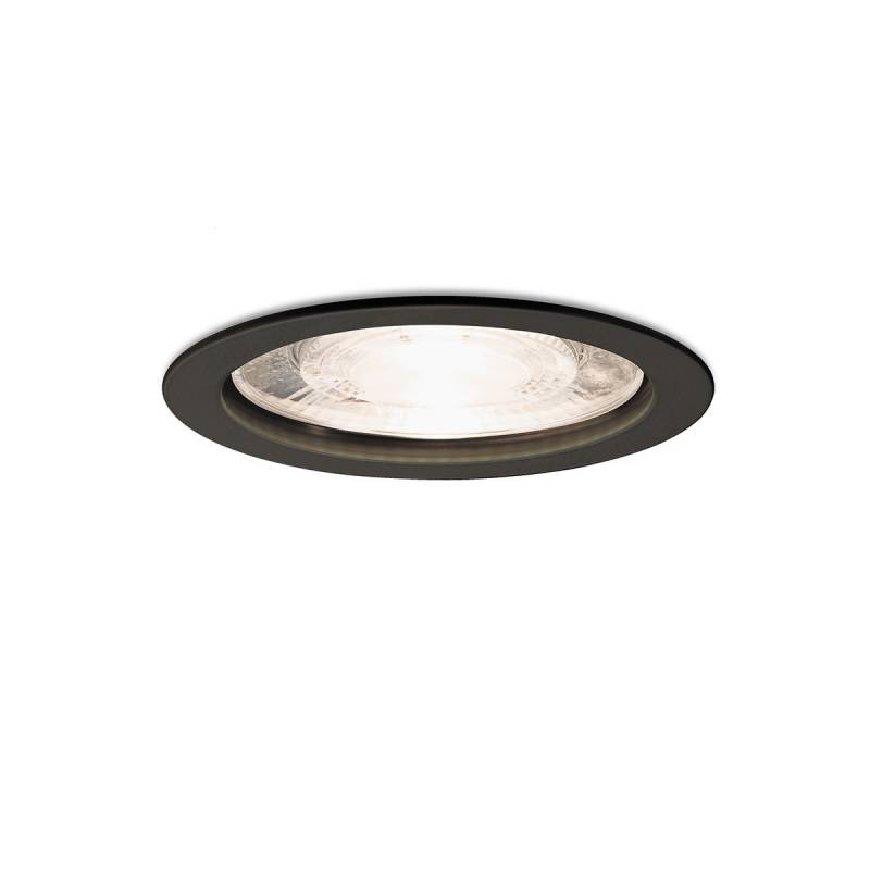 Wittenberg 4.0, wi4-eb-1r-dl Einbaustrahler, Schwarz matt, Warmweiß 3000K, Spot 12°