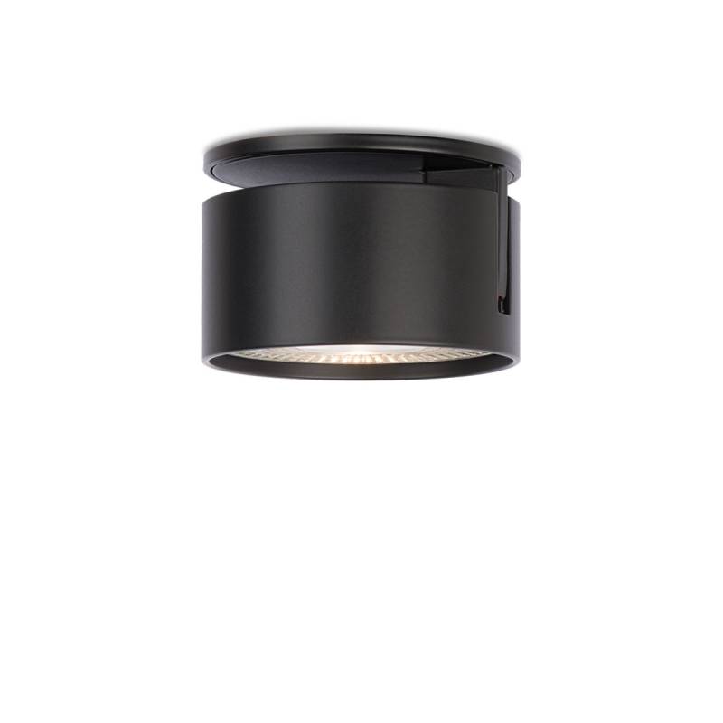 Wittenberg 4.0, wi4-eb-1r-kr Einbaustrahler, Schwarz matt, Extra-Warmweiß 2700K, Flood 38°