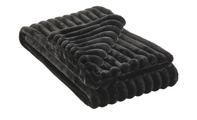 Wohndecke  Ella ¦ schwarz ¦ Synthetik ¦ Maße (cm): B: 150 Heimtextilien > Kuscheldecken - Möbel Kraft