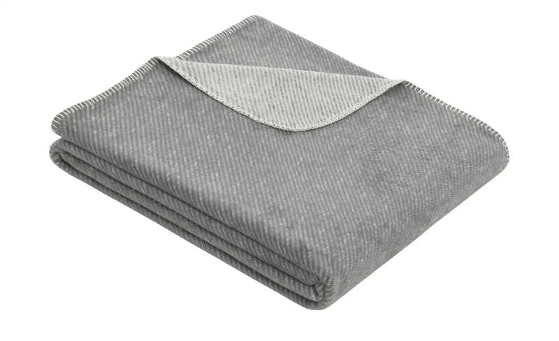 Wohndecke  Jacquard ¦ grau ¦ Baumwollmischgewebe ¦ Maße (cm): B: 150 Heimtextilien > Kuscheldecken - Möbel Kraft