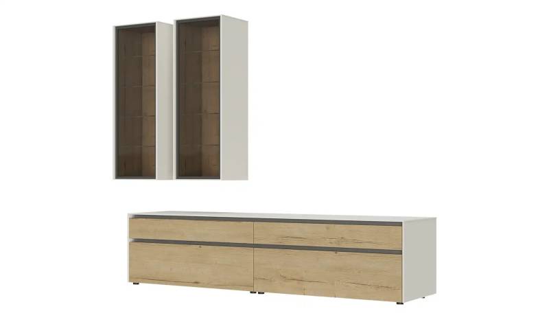 Wohnkombination  Metro Line ¦ beige ¦ Maße (cm): B: 290 H: 207 T: 60.0 Kommoden & Sideboards > Wohnwände - Möbel Kraft