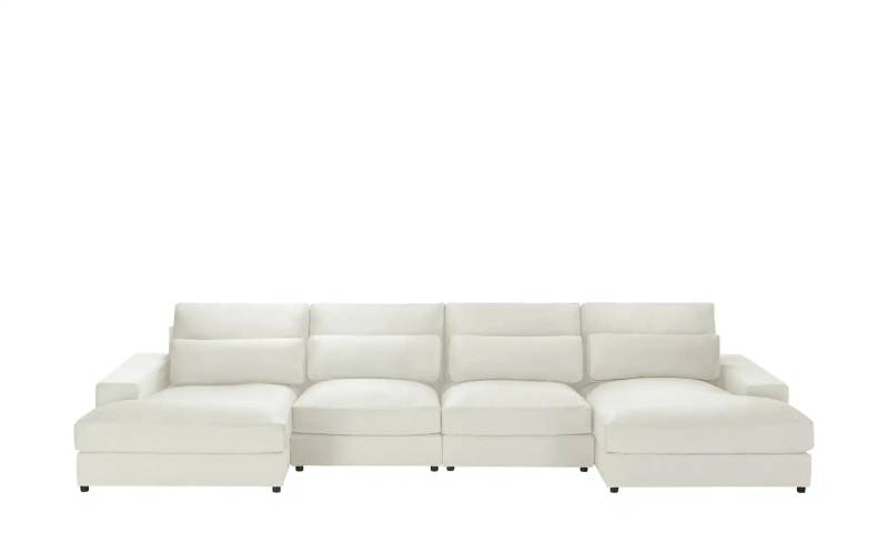 Wohnlandschaft  Branna ¦ beige ¦ Maße (cm): B: 412 H: 88 T: 164.0 Polstermöbel > Sofas > Modulsofas - Höffner