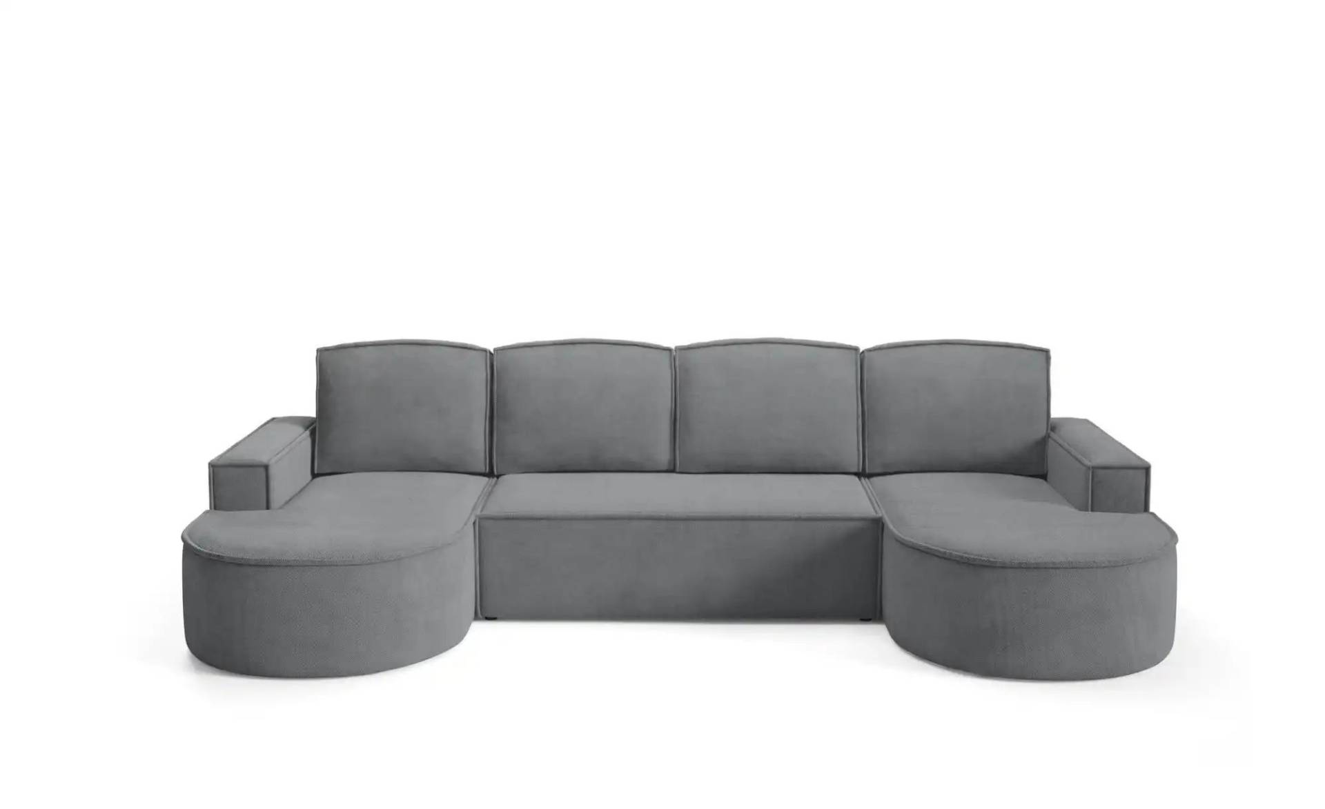 Wohnlandschaft  Flow ¦ grau ¦ Maße (cm): B: 316 H: 88 Polstermöbel > Sofas > Schlafsofas - Möbel Kraft