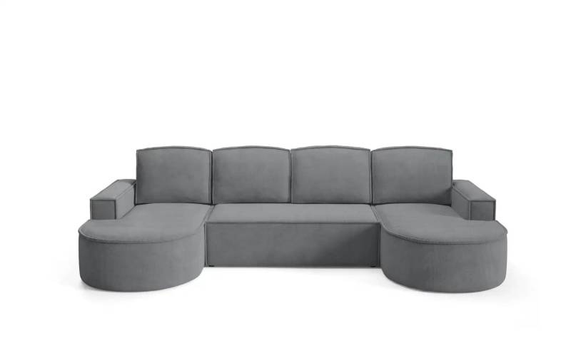 Wohnlandschaft  Flow ¦ grau ¦ Maße (cm): B: 316 H: 88 Polstermöbel > Sofas > Schlafsofas - Möbel Kraft