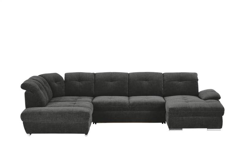 Wohnlandschaft  Gladys ¦ grau ¦ Maße (cm): B: 377 H: 103 T: 246.0 Polstermöbel > Sofas > Schlafsofas - Höffner