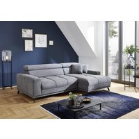 Wohnlandschaft MALTE rechts inkl. elektrische Sitztiefenverstellung und Bettfunktion Grau Wohnlandschaft MALTE rechts inkl. elektrische Sitztiefenverstellung und Bettfunktion Grau