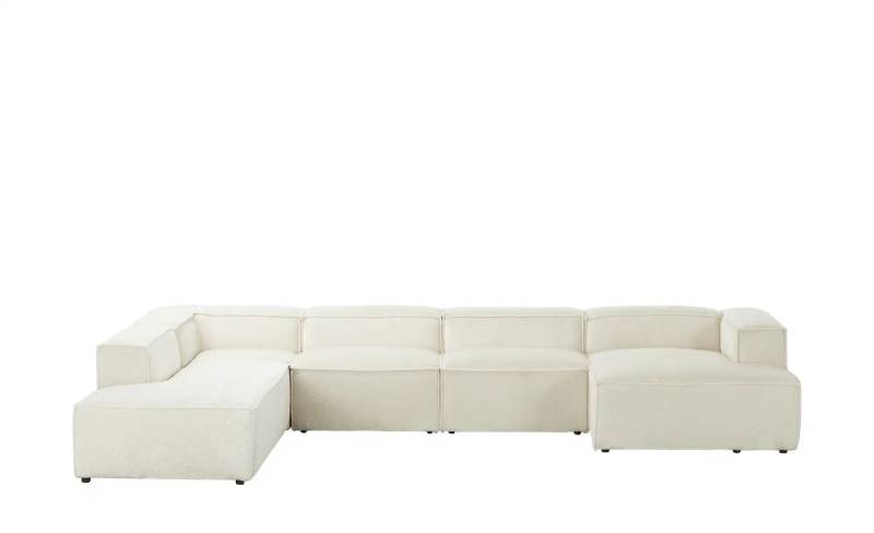 Wohnlandschaft  Relana ¦ creme ¦ Maße (cm): B: 395 H: 69 T: 245.0 Polstermöbel > Sofas > Modulsofas - Höffner