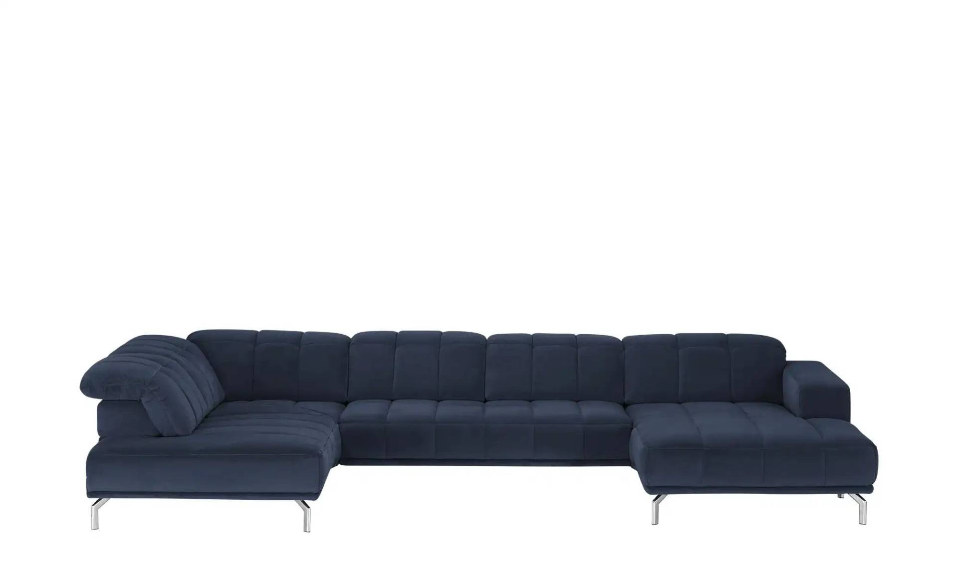 Kollektion Kraft Wohnlandschaft  Sarina ¦ blau ¦ Maße (cm): B: 383 H: 75 T: 212 Polstermöbel > Sofas > Wohnlandschaften - Möbel Kraft