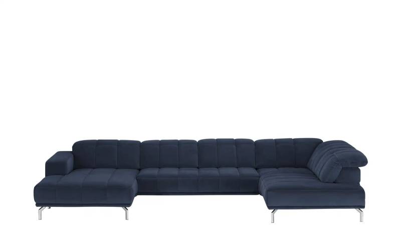 Kollektion Kraft Wohnlandschaft  Sarina ¦ blau ¦ Maße (cm): B: 383 H: 75 T: 212.0 Polstermöbel > Sofas > Wohnlandschaften - Möbel Kraft