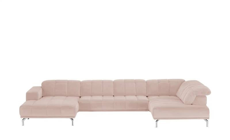 Kollektion Kraft Wohnlandschaft  Sarina ¦ rosa/pink ¦ Maße (cm): B: 383 H: 75 T: 212.0 Polstermöbel > Sofas > Wohnlandschaften - Möbel Kraft
