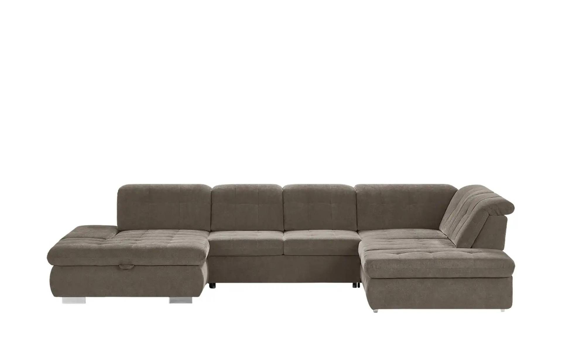 Kollektion Kraft Wohnlandschaft mit verschiedenen Funktionen Spencer ¦ braun ¦ Maße (cm): B: 382 H: 102 T: 260 Polstermöbel > Sofas > Schlafsofas - Möbel Kraft