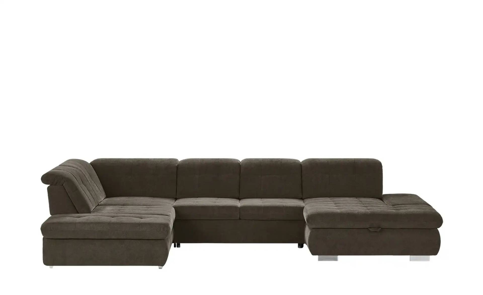 Kollektion Kraft Wohnlandschaft mit verschiedenen Funktionen Spencer ¦ braun ¦ Maße (cm): B: 382 H: 102 T: 260 Polstermöbel > Sofas > Schlafsofas - Möbel Kraft