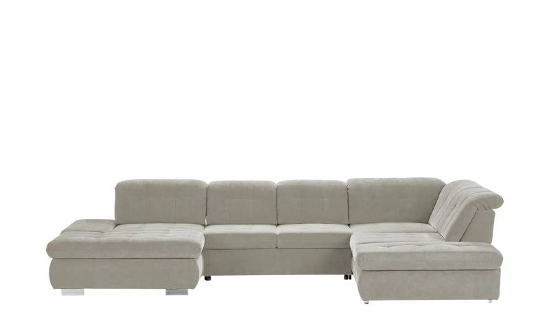 Kollektion Kraft Wohnlandschaft mit verschiedenen Funktionen Spencer ¦ grau ¦ Maße (cm): B: 382 H: 102 T: 260.0 Polstermöbel > Sofas > Wohnlandschaften - Möbel Kraft